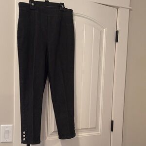 Soft Surroundings Black ankle Pants